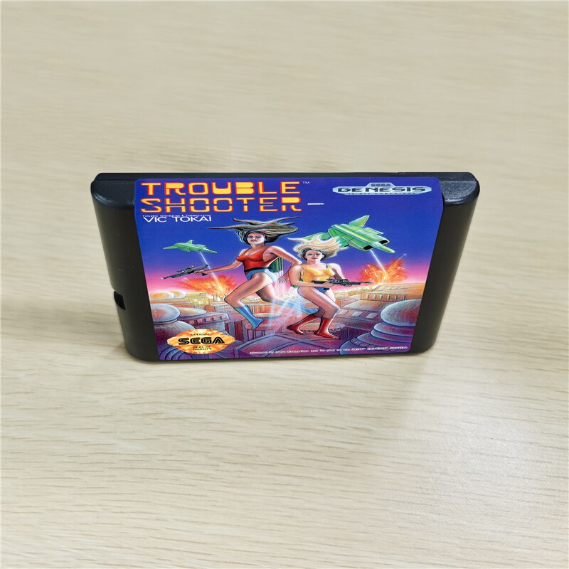 Trouble Shooter-MegaDrive Genesis ܼ  16 Ʈ MD  īƮ